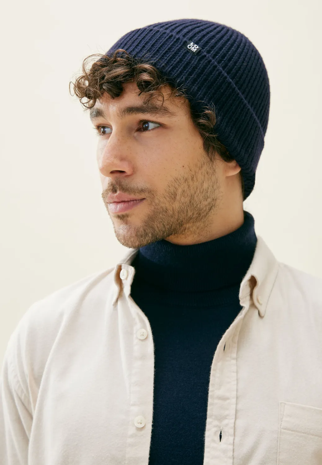 Loom bonnet mérinos chaud noir