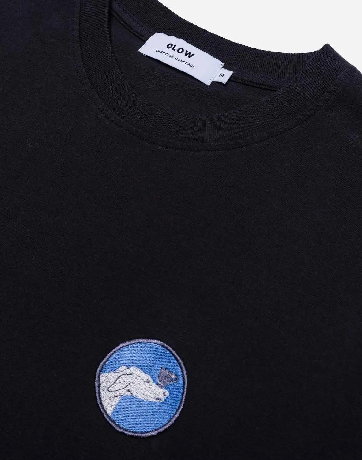 OLOW Cup t-shirt noir carbone coton bio