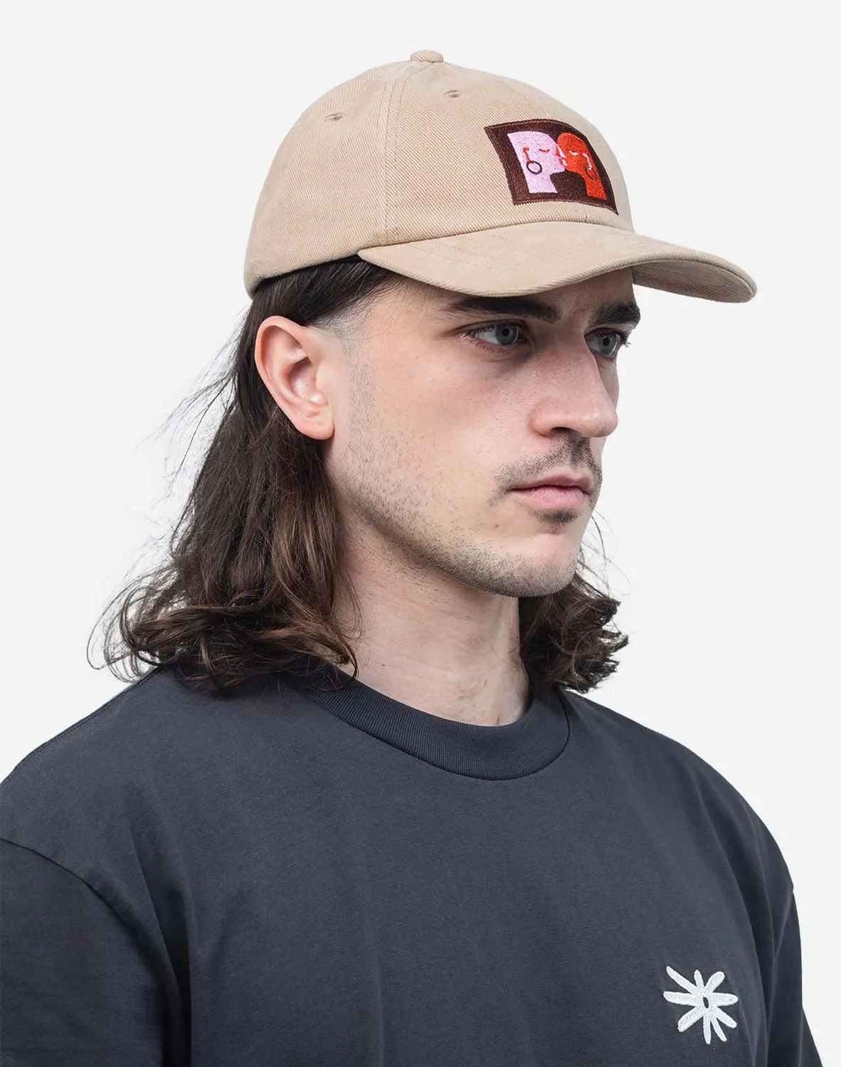OLOW Kiss casquette six panel sable coton