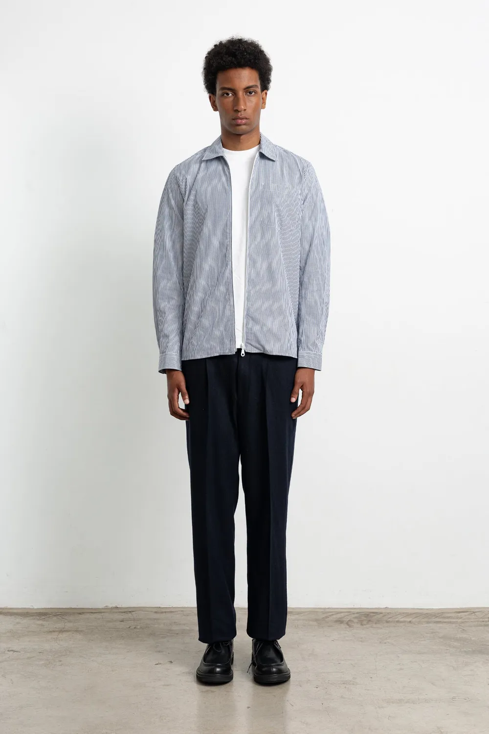 Edmmond Studios Jack pantalon homme bleu marine laine