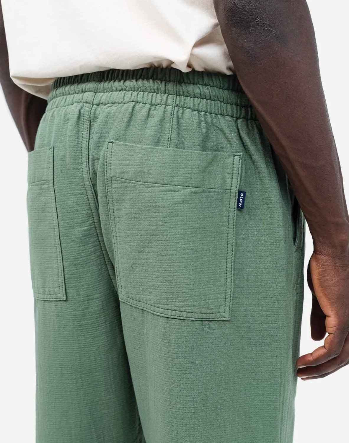 Olow Hatha pantalon vert olive coton