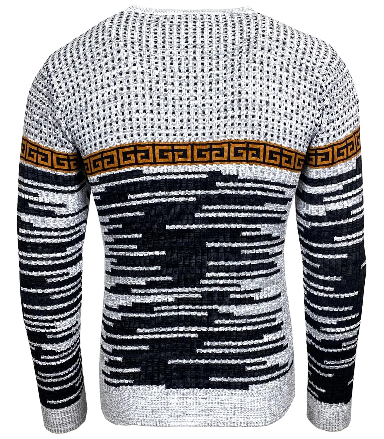 Subliminal Mode BX52156 pull homme col V noir ajusté