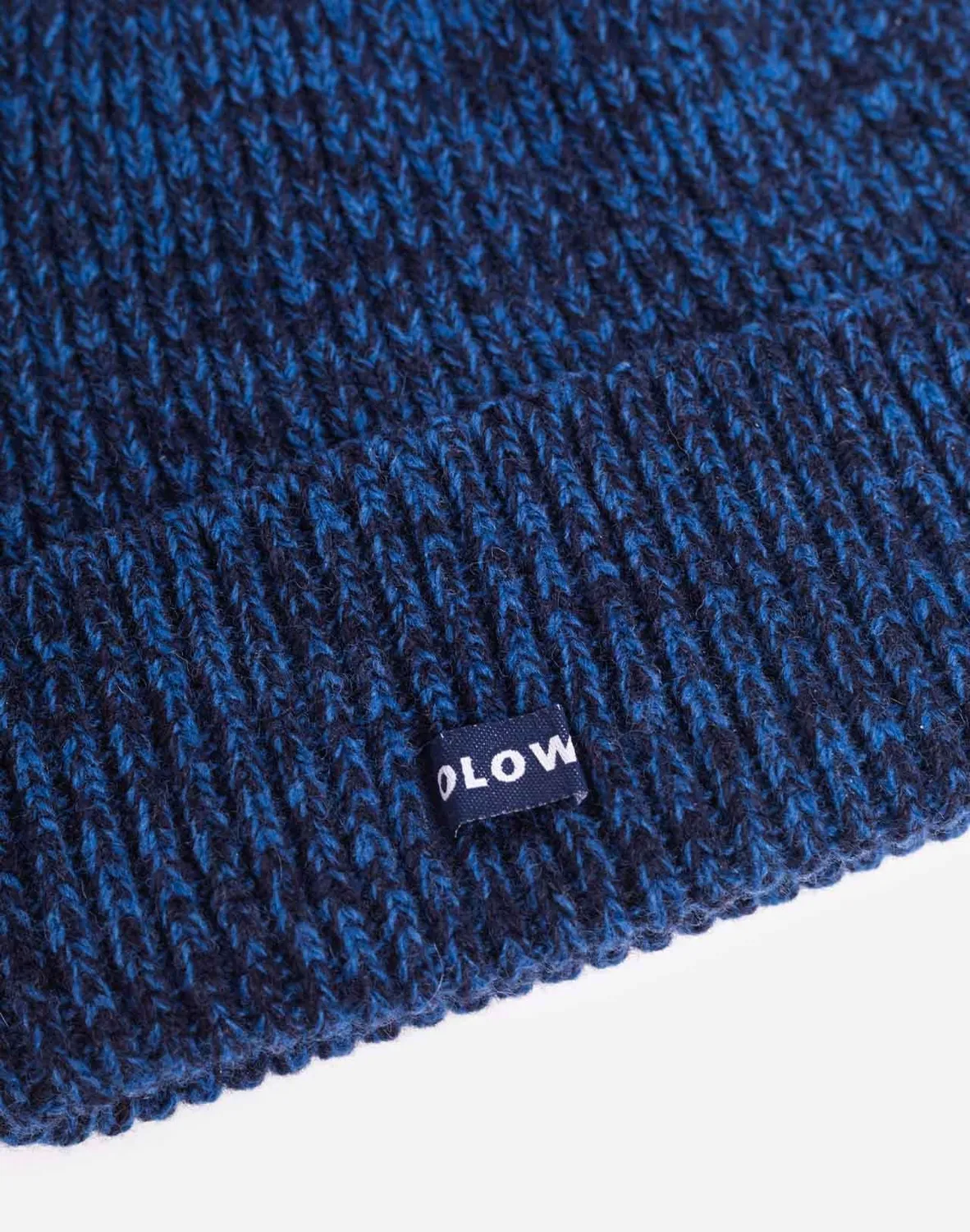 OLOW Odyssée bonnet bleu chiné laine