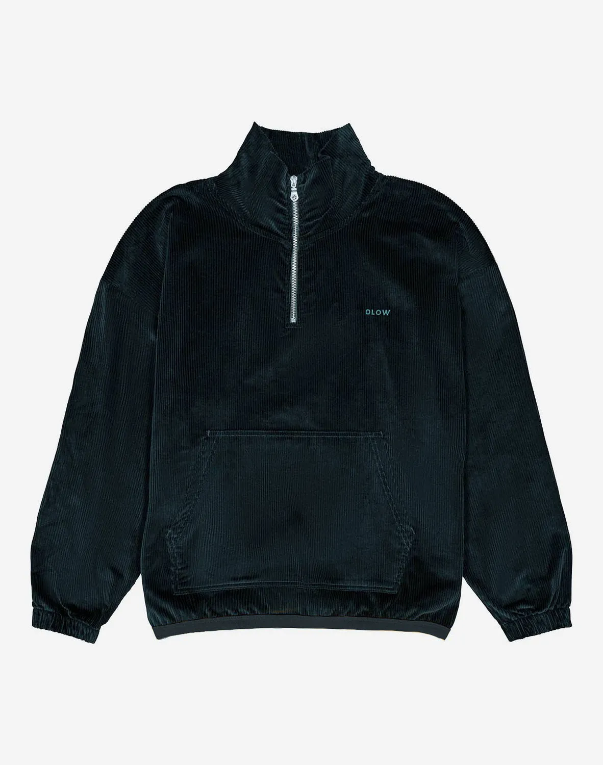 Olow Bangor sweat vert foncé velours bio