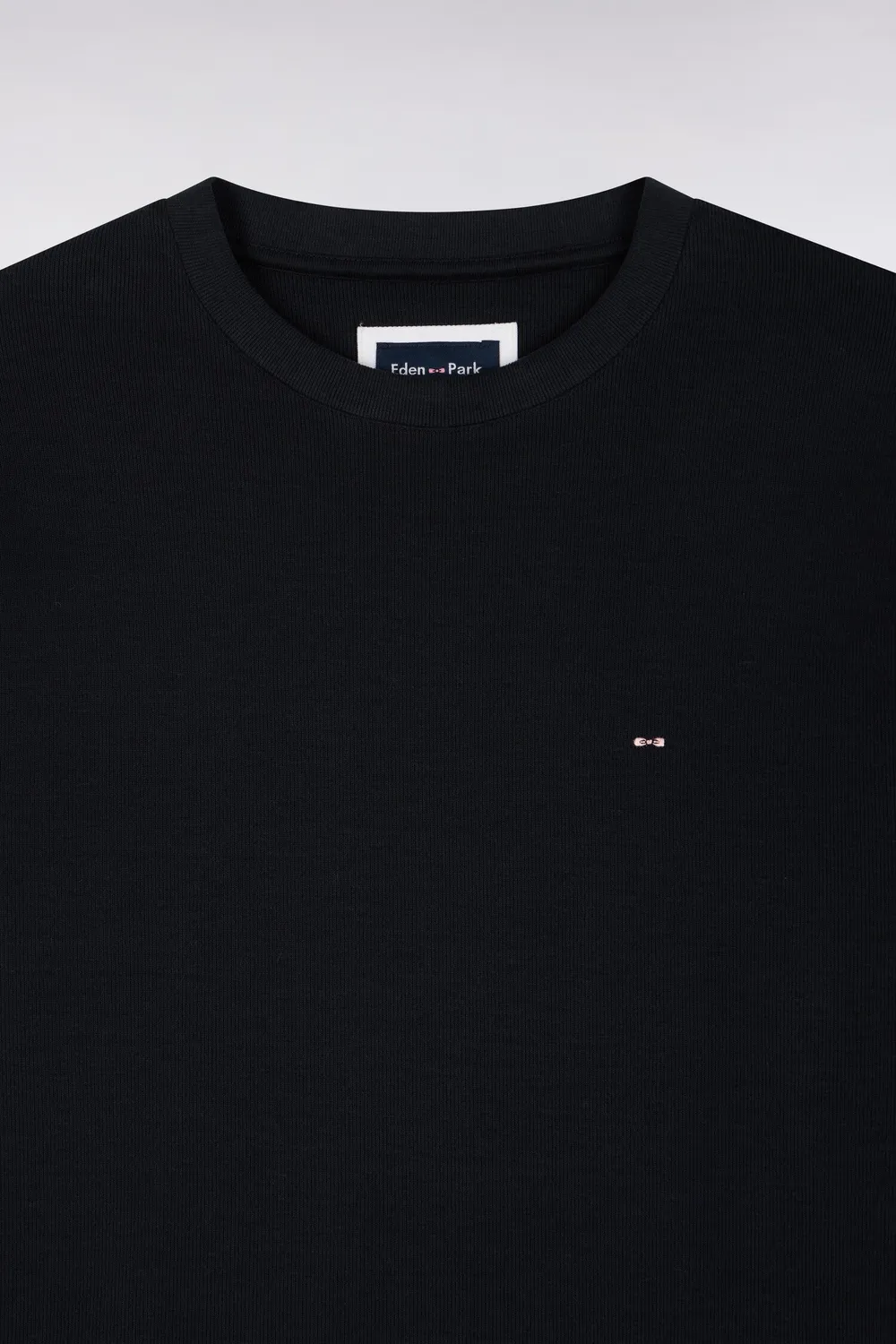 Eden Park sweatshirt col rond marine molleton coton regular