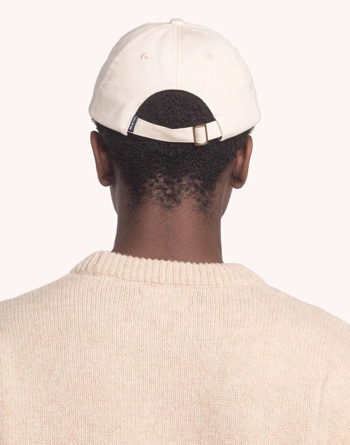 OLOW Six Panel Avec Toi casquette écru coton bio