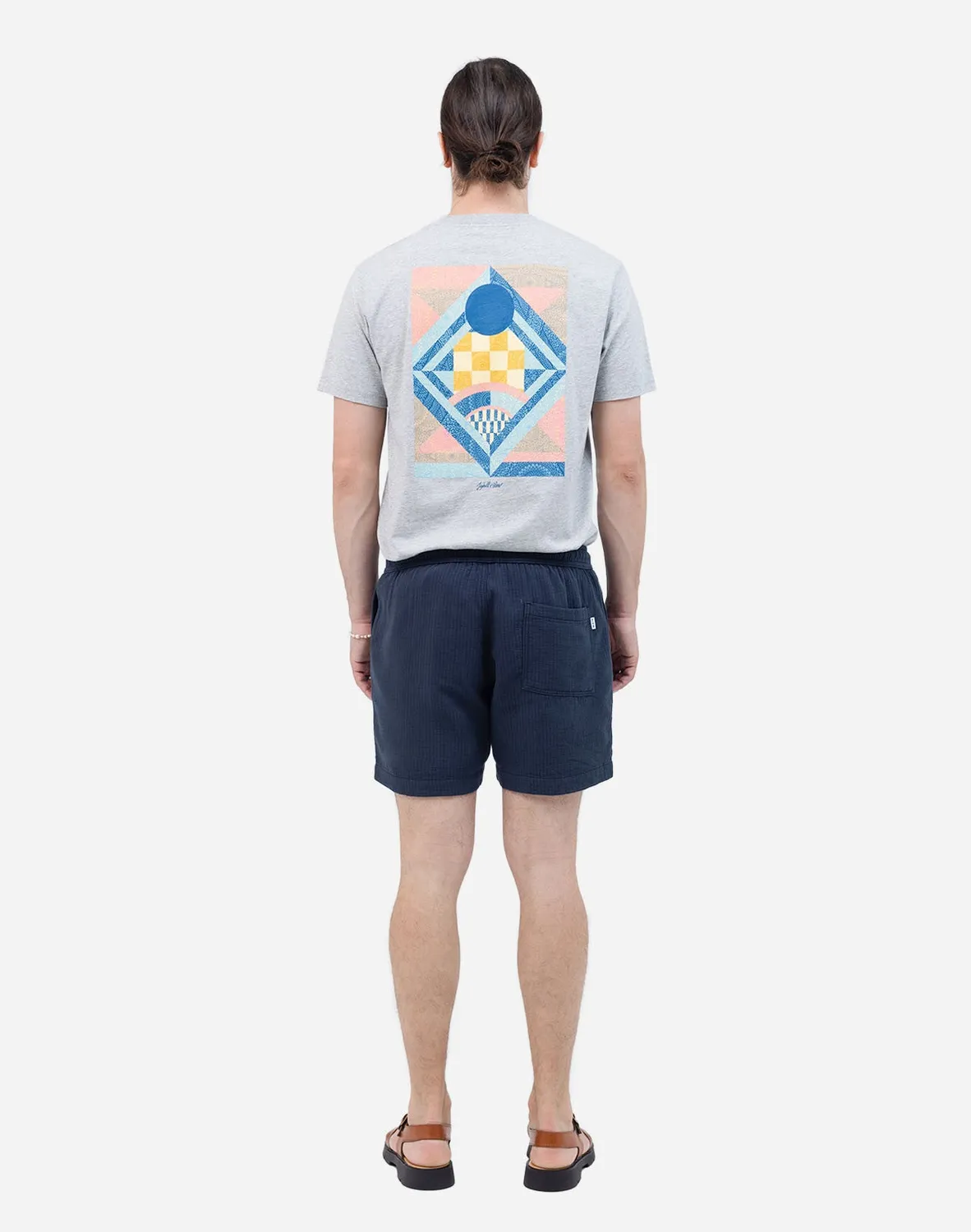 OLOW Bodhi short bleu nuit coton taille élastique