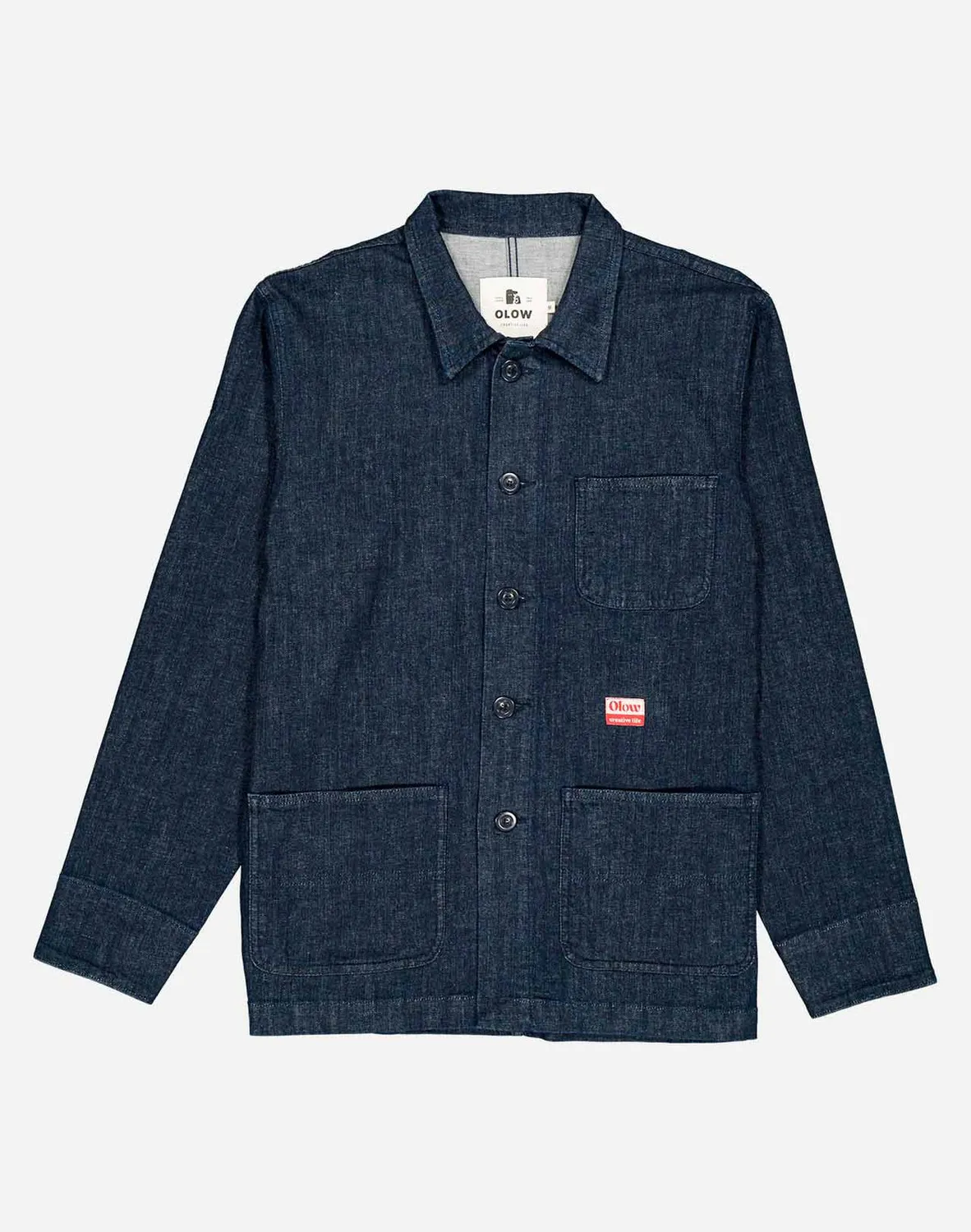 Olow Crafts veste denim bleu denim recyclé
