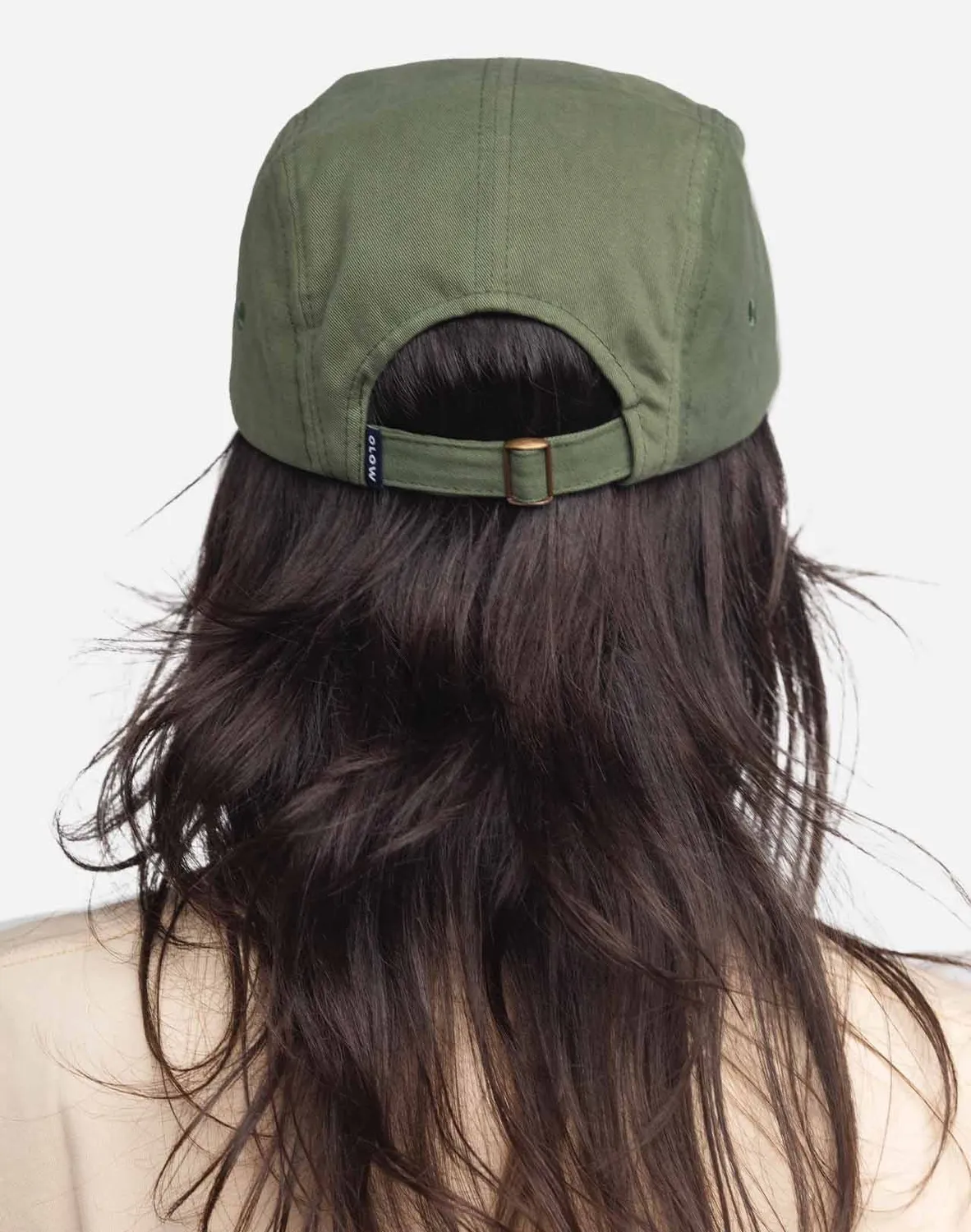 OLOW Pesq casquette five panel kaki brodée
