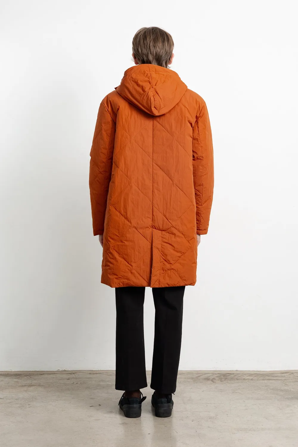 Edmmond Studios Slumback parka orange duvet réversible
