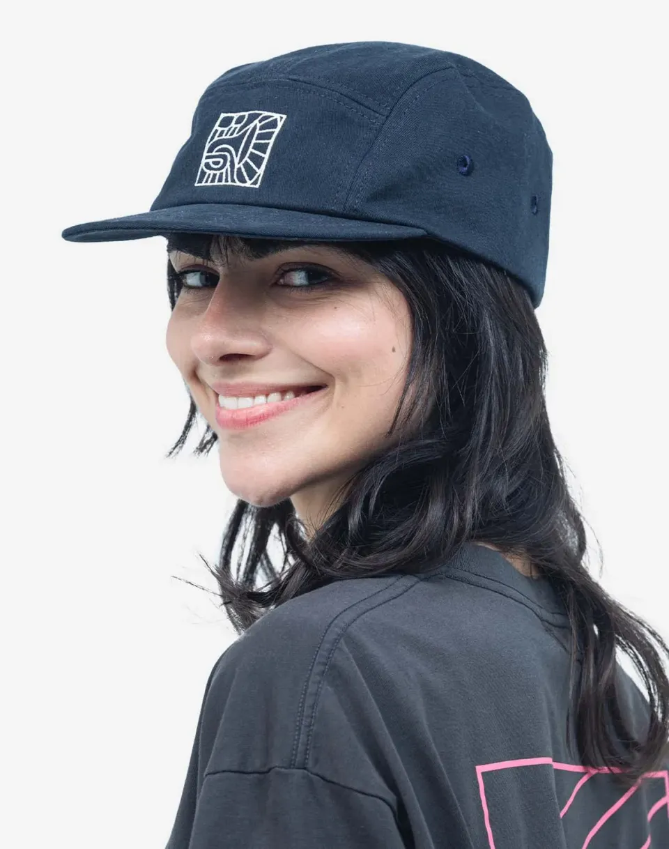 OLOW Five Panel Jazzy casquette bleu nuit