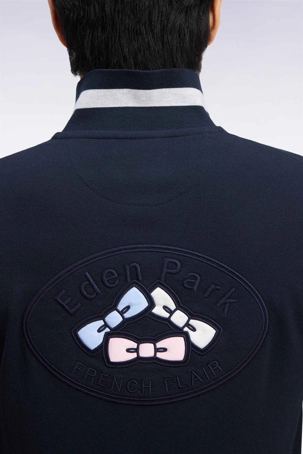 Eden Park Polo coton marine homme coupe droite
