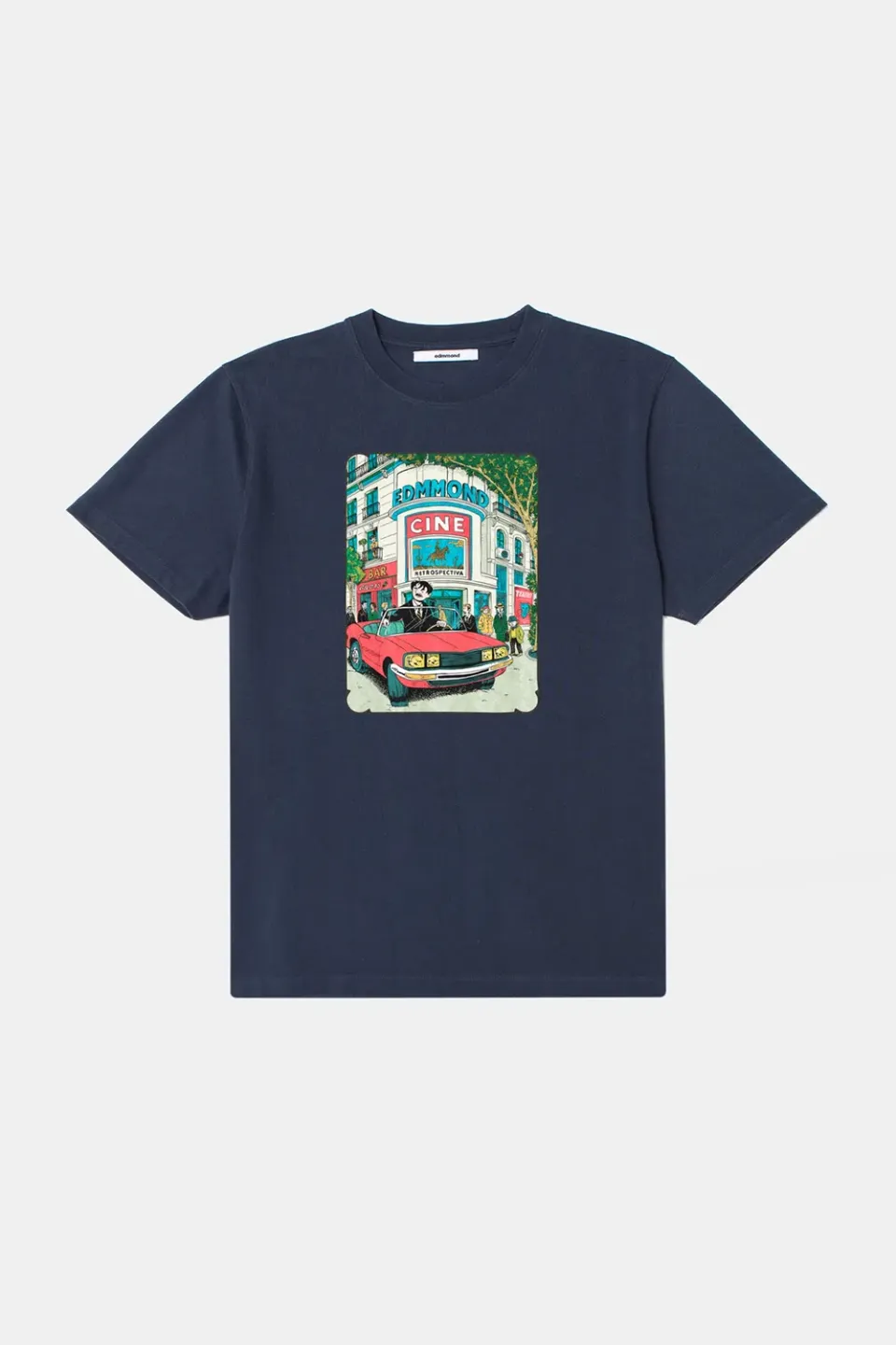 Edmmond Studios Retrospectiva t-shirt marine 190g