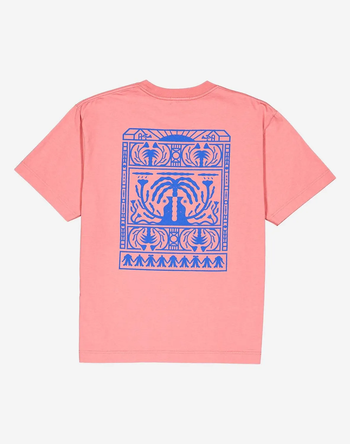 OLOW Connection t-shirt ample rose mineral coton