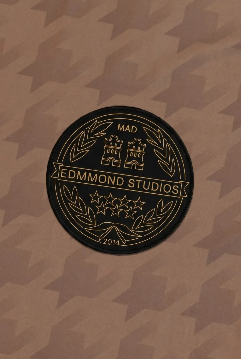 Edmmond Studios Mundial Tee t-shirt marron technique foot