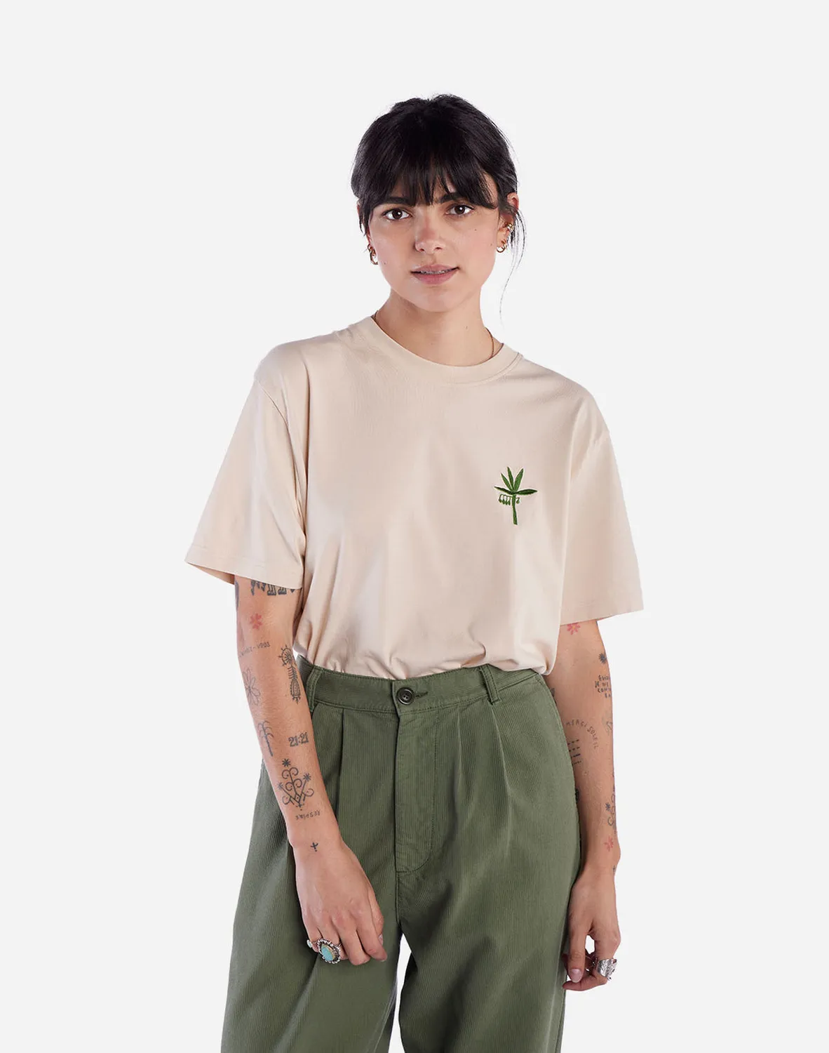 OLOW Magma t-shirt crème coton