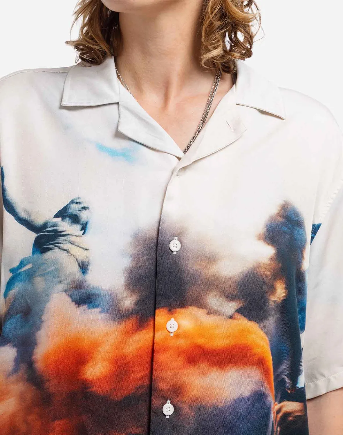 OLOW Aloha Riot chemisette écrue Tencel