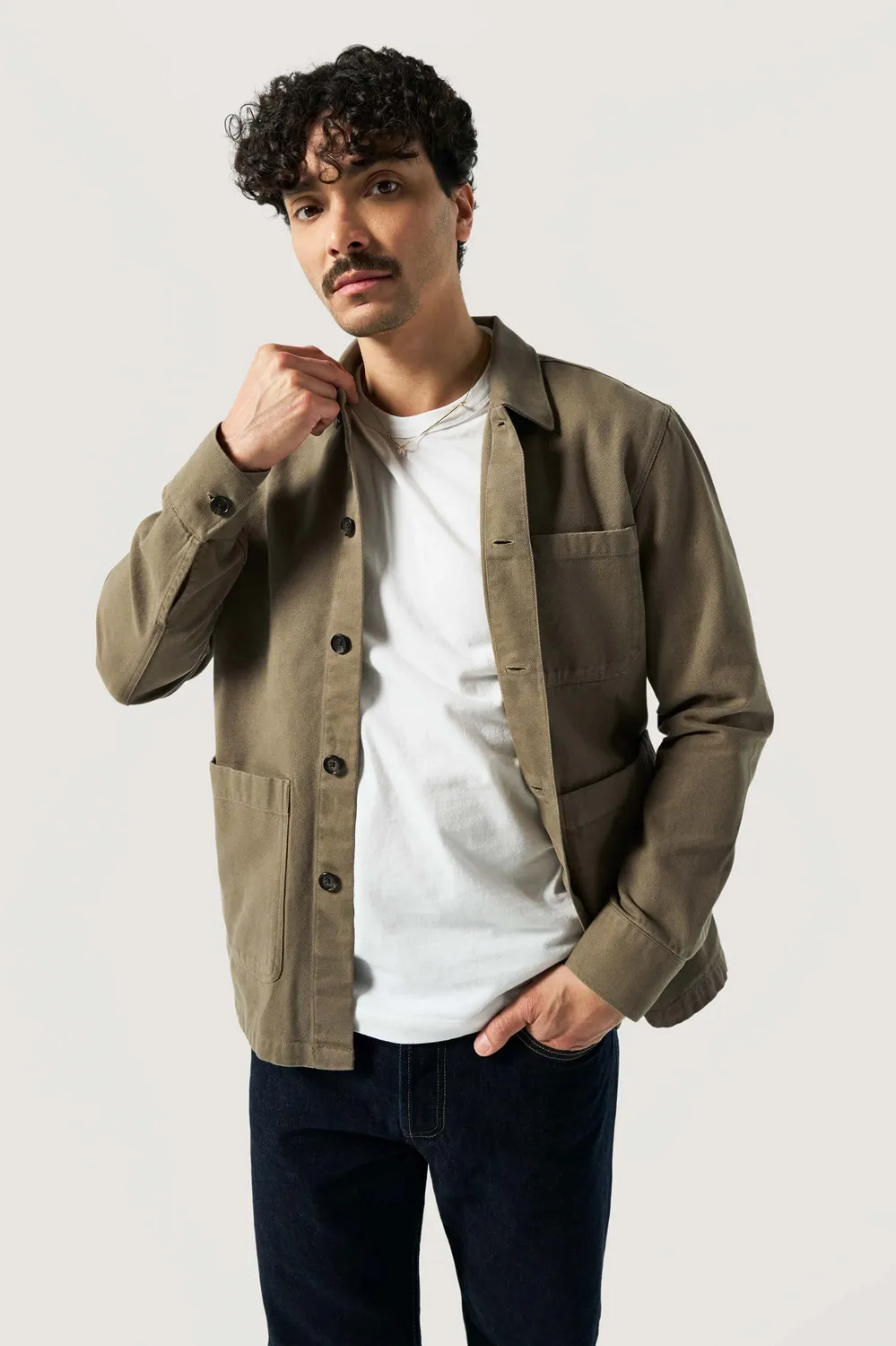 Loom La veste canevas travail beige mi-saison