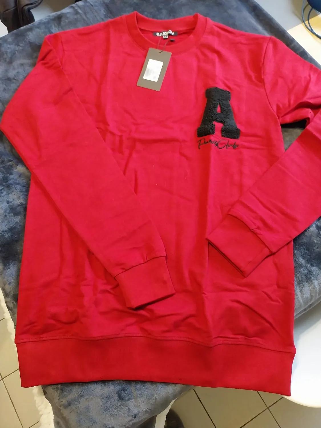 Subliminal Mode BX728 sweat homme col rond taille L uni