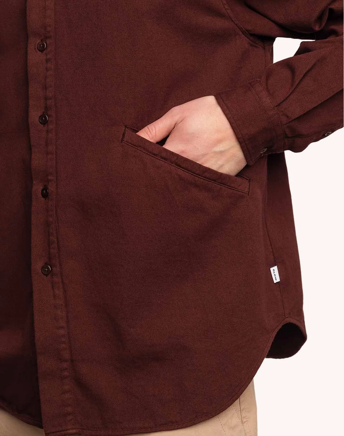 OLOW Brook chemise chocolat surchemise