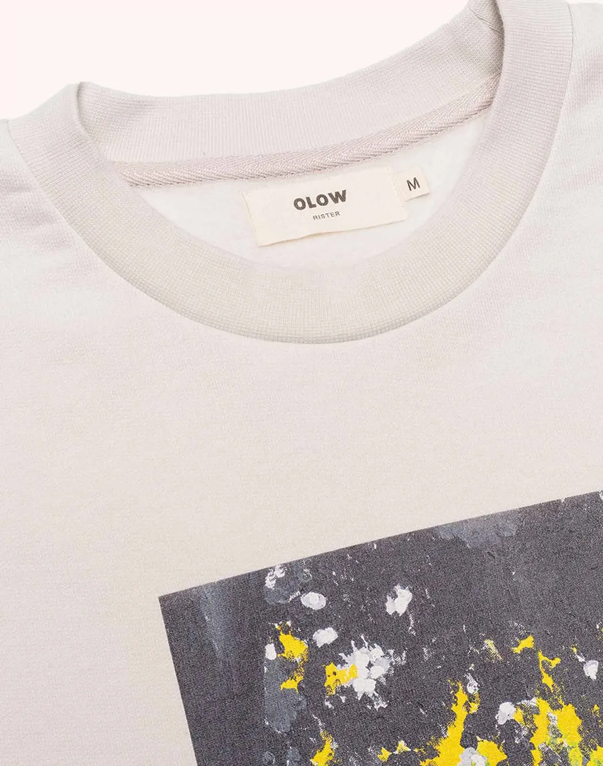 Olow Komorebi sweat gris perle coton bio 430g