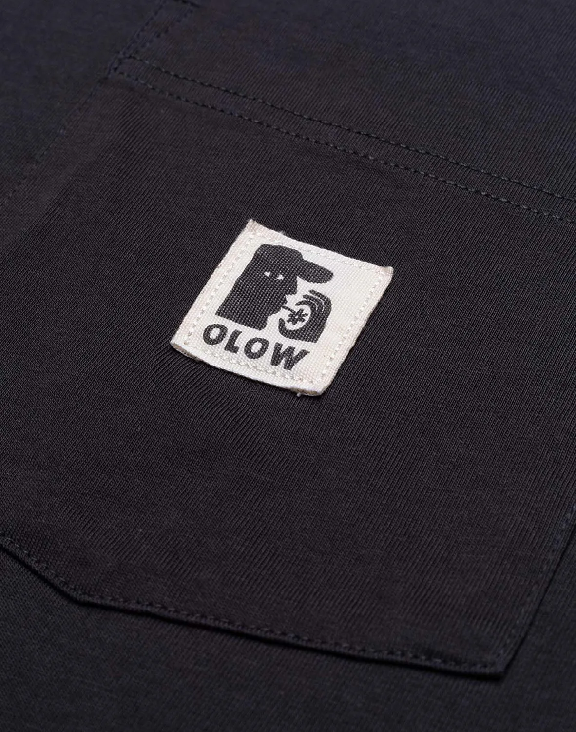 OLOW Japo t-shirt noir carbone coton bio