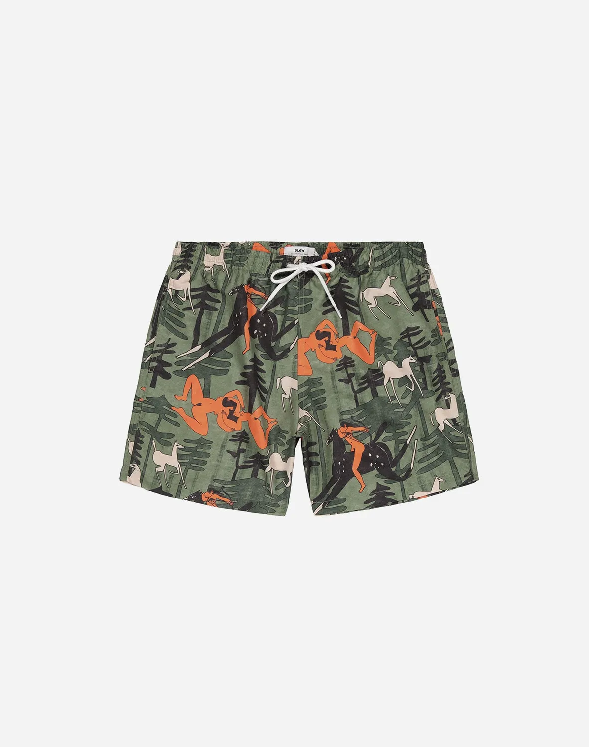 OLOW Dhanur Short de bain homme imprimé recyclé
