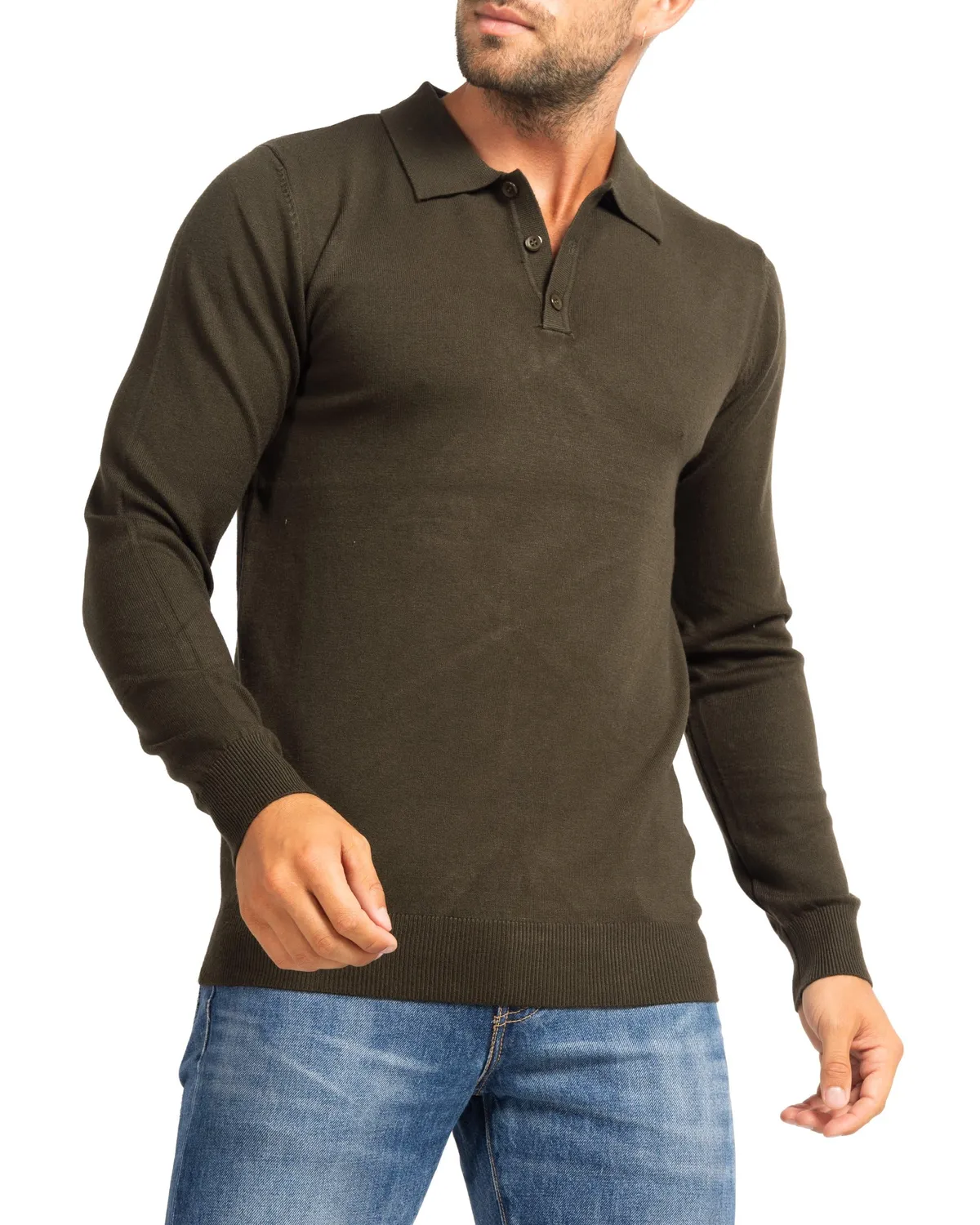 Subliminal Mode BX69052 pull col polo taille L