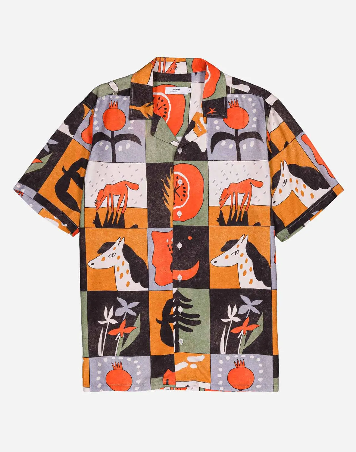 Olow Aloha Skane chemisette multicolore tencel