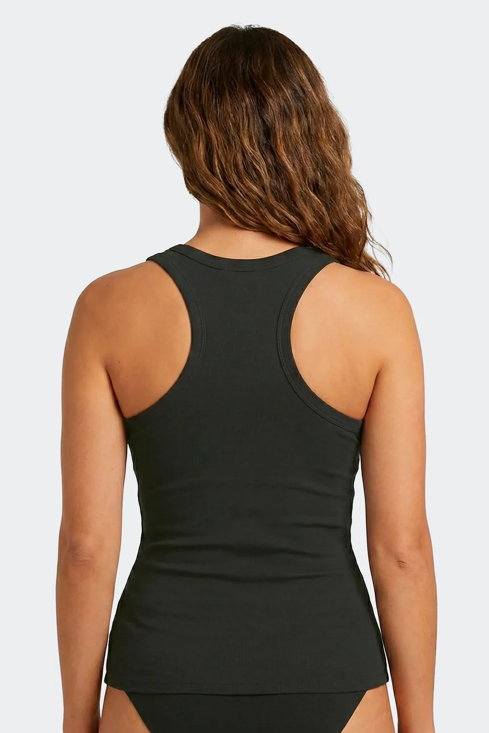 Eden Park débardeur dos nageur Tencel stretch noir femme