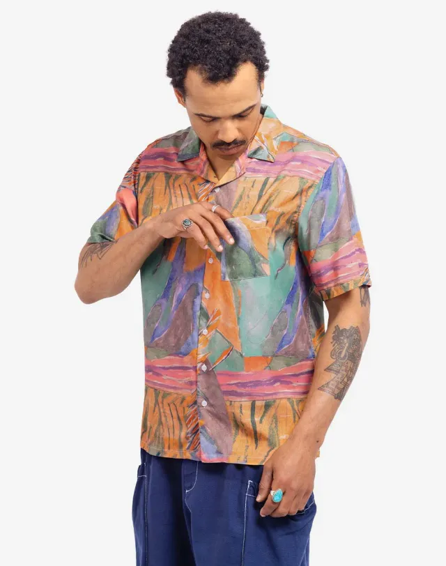 OLOW Aloha Boja chemisette multicolore tencel