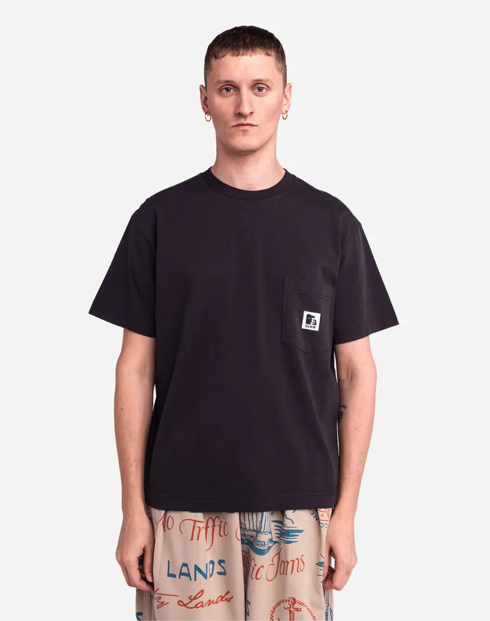 OLOW Japo t-shirt ample noir carbone coton bio