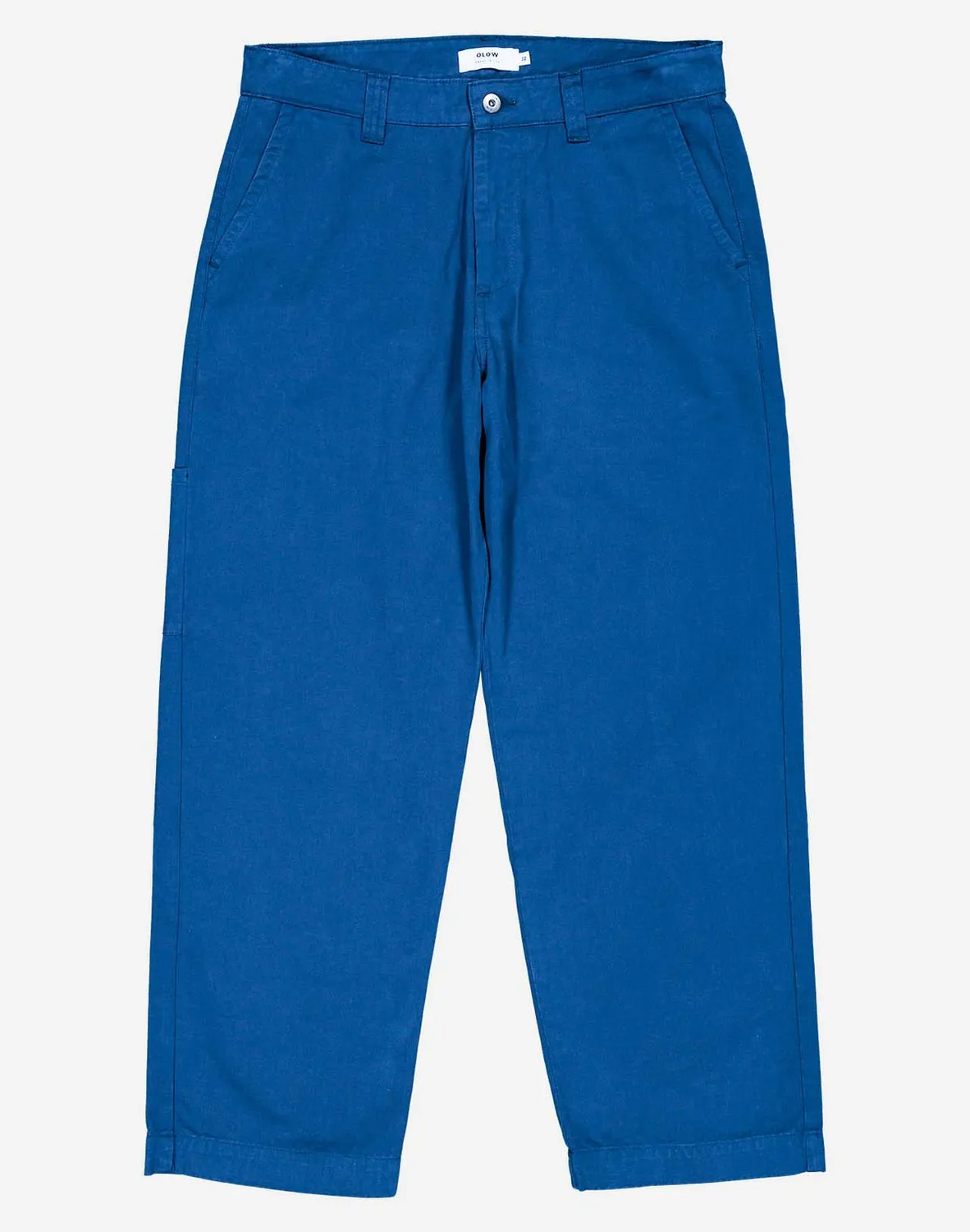 Olow Chuck pantalon workwear bleu sergé coton bio