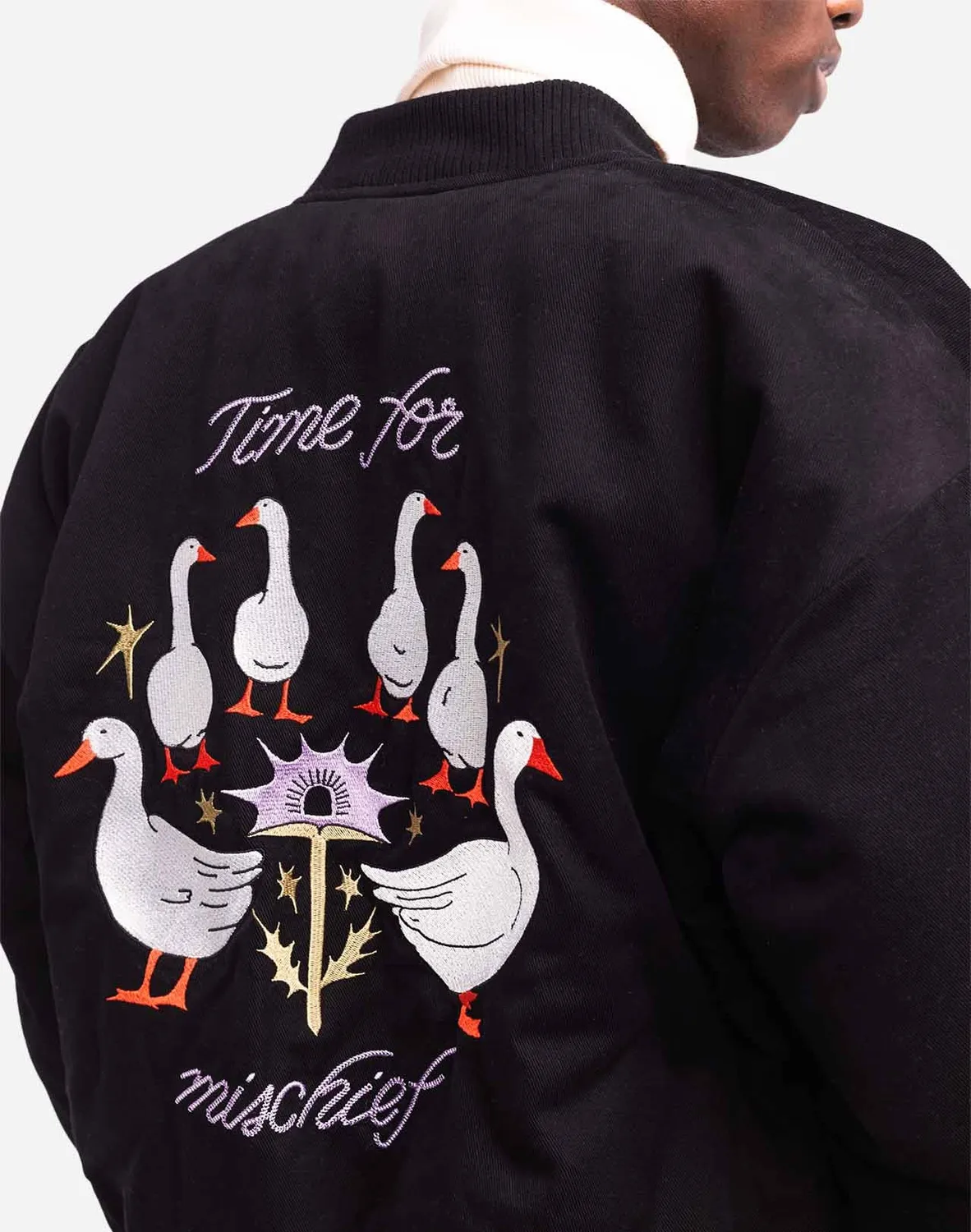 OLOW Mischief blouson noir coton bio