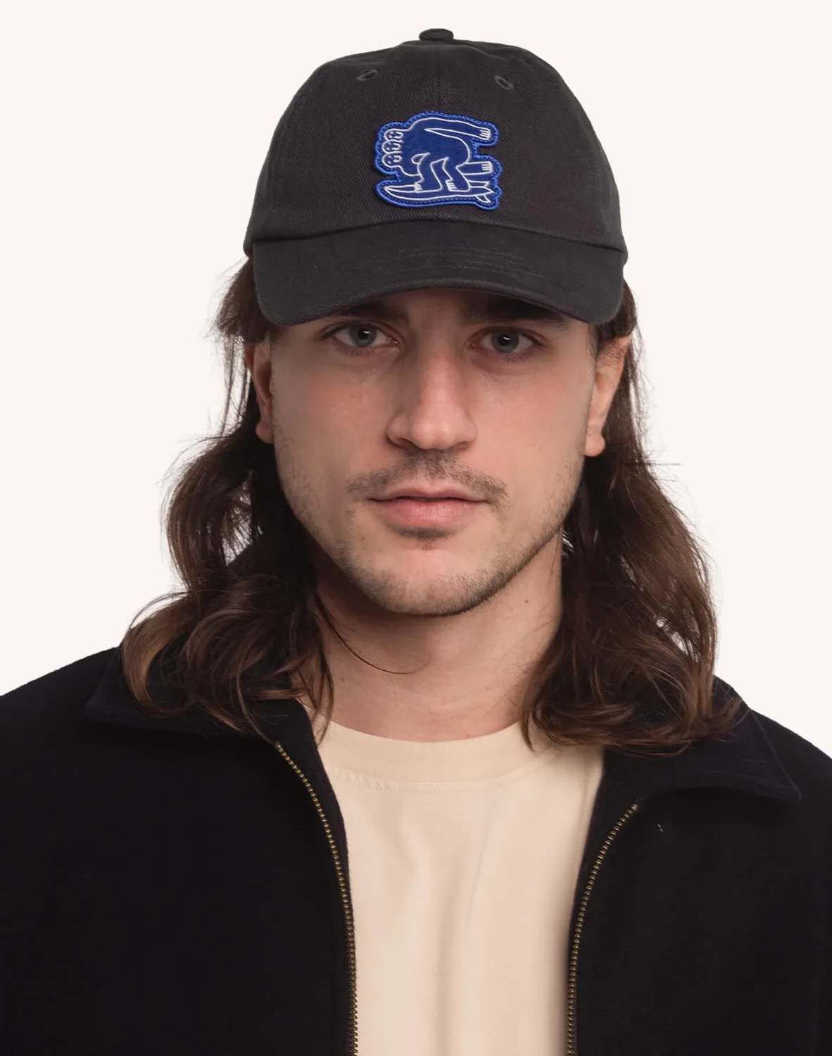OLOW Point Break casquette six panel noir carbone