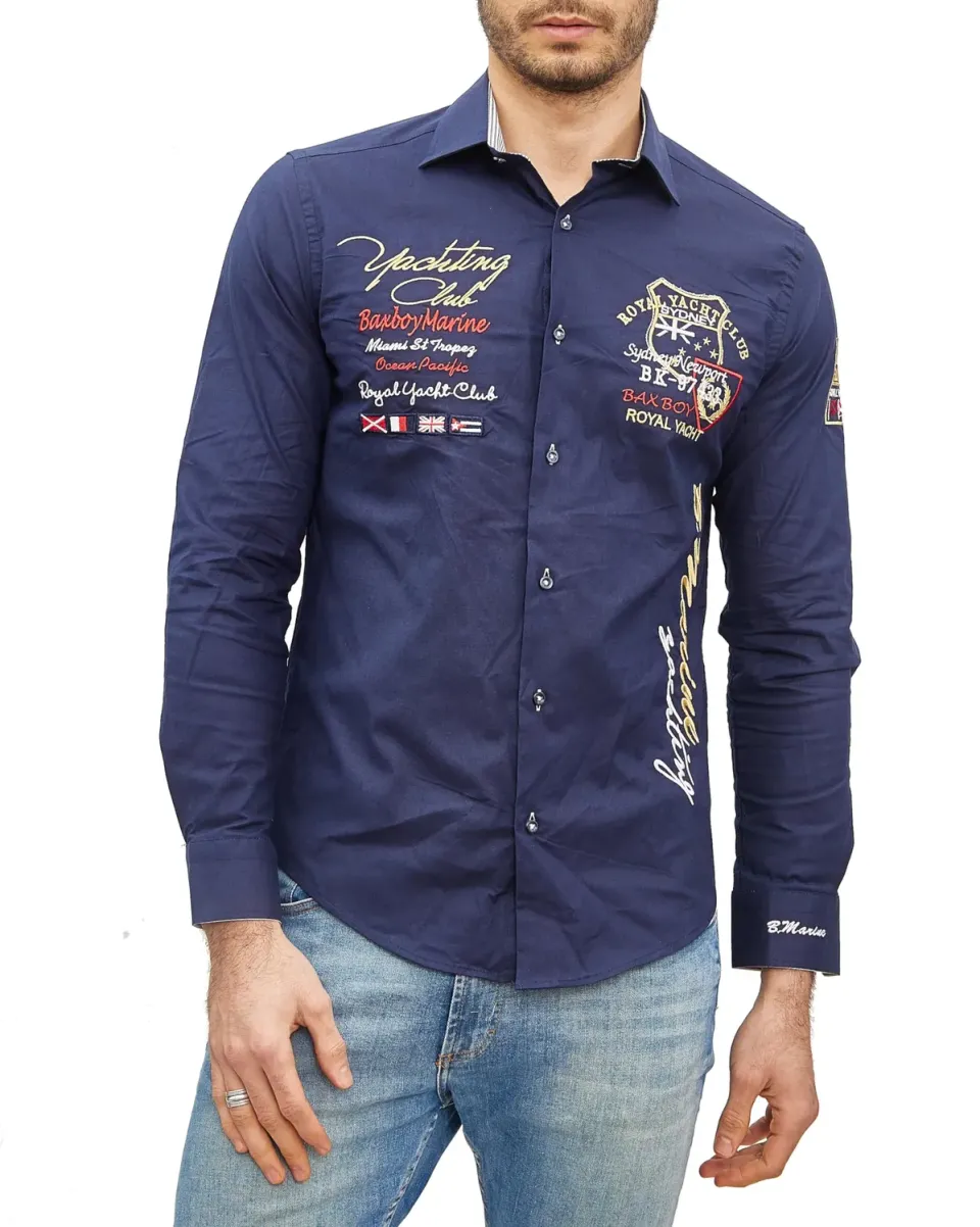Subliminal Mode BX508 chemise homme manches longues