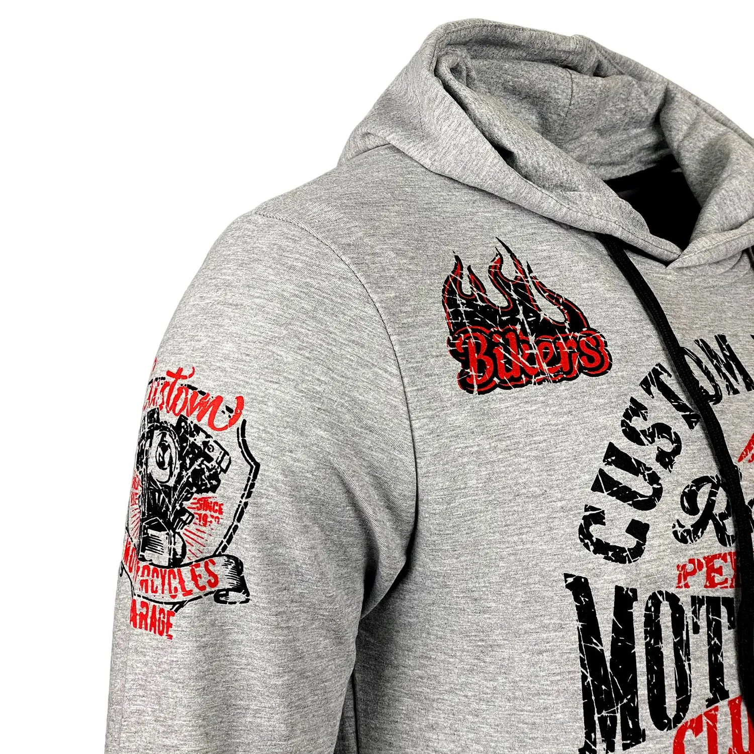 Subliminal Mode BX-601 sweat capuche homme gris taille L