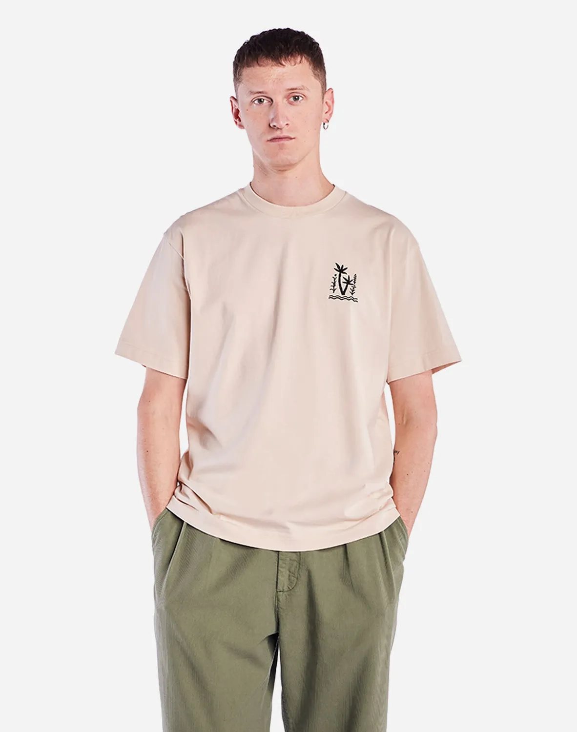 OLOW Remember t-shirt crème coupe ample