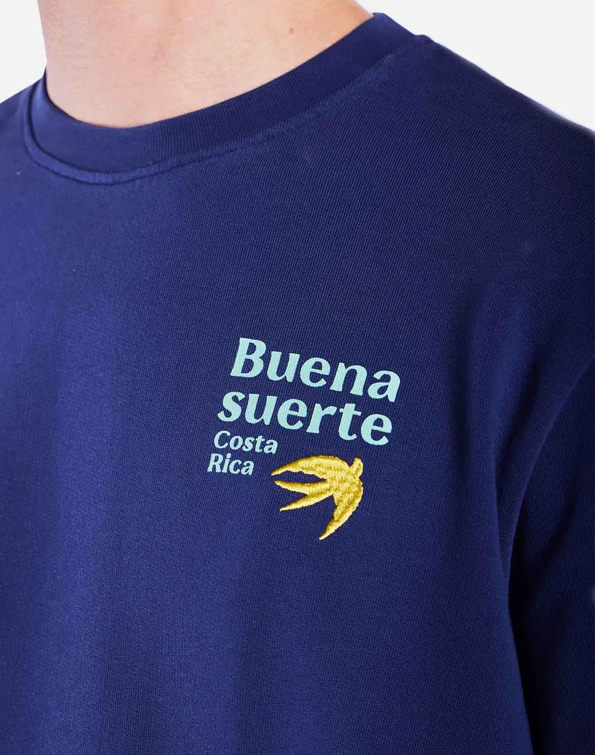 OLOW Zebu Glory sweat coton bio bleu outremer