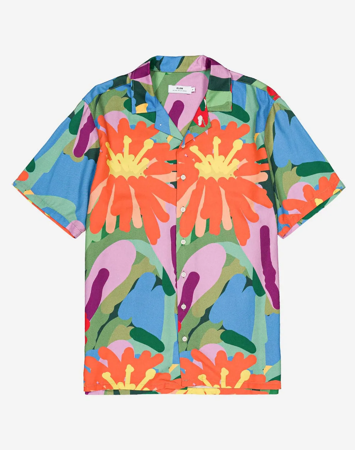 Olow Aloha Wildflowers chemise homme multicolore tencel
