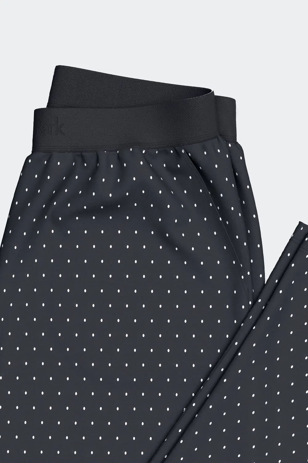 Eden Park ensemble pyjama long marine coton pantalon pois