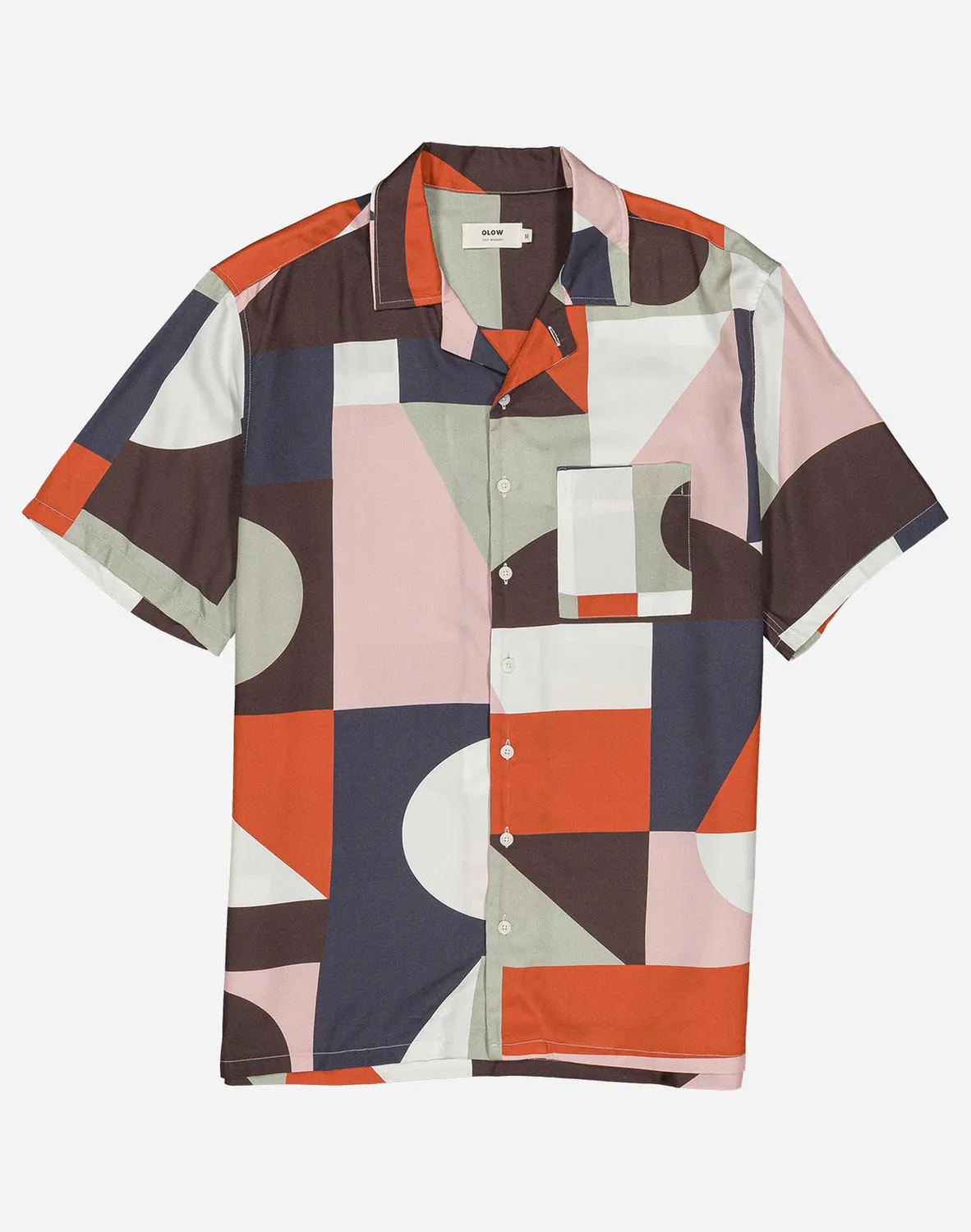 OLOW Aloha Cubism chemise multicolore Tencel