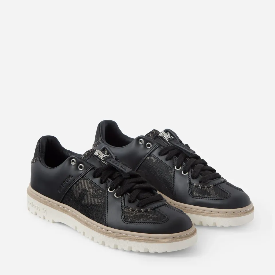 Labrum BW Army sneakers cuir noir beige semelle épaisse
