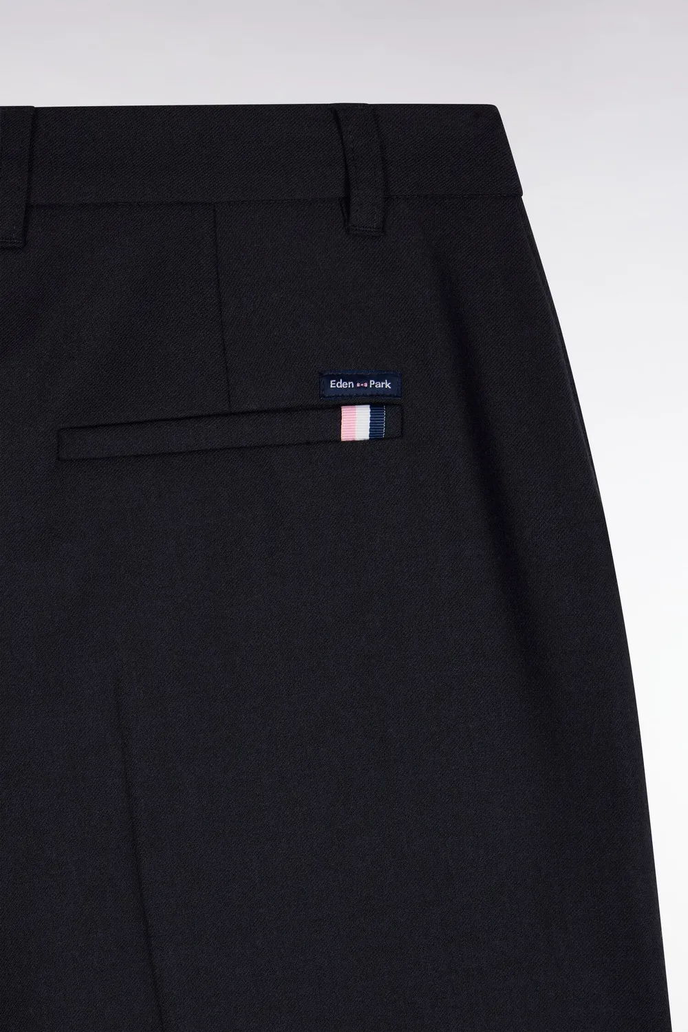 Eden Park pantalon tailleur femme maille stretch marine