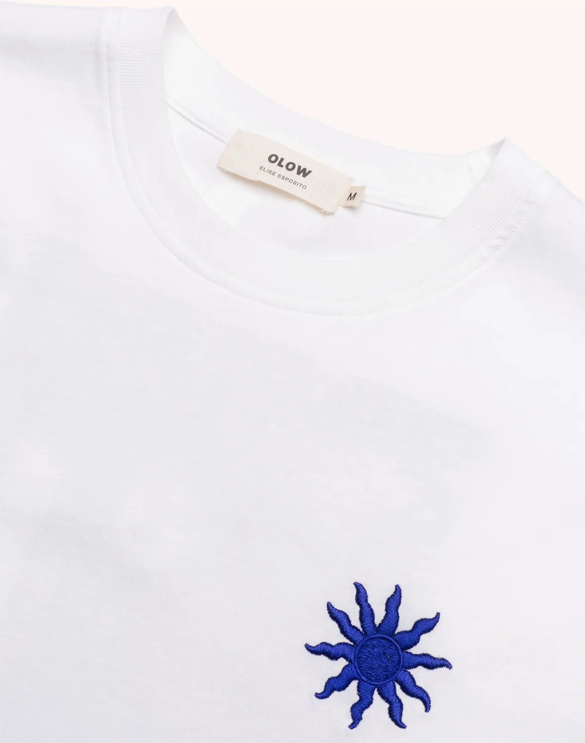 Olow Pictural t-shirt écru coton bio