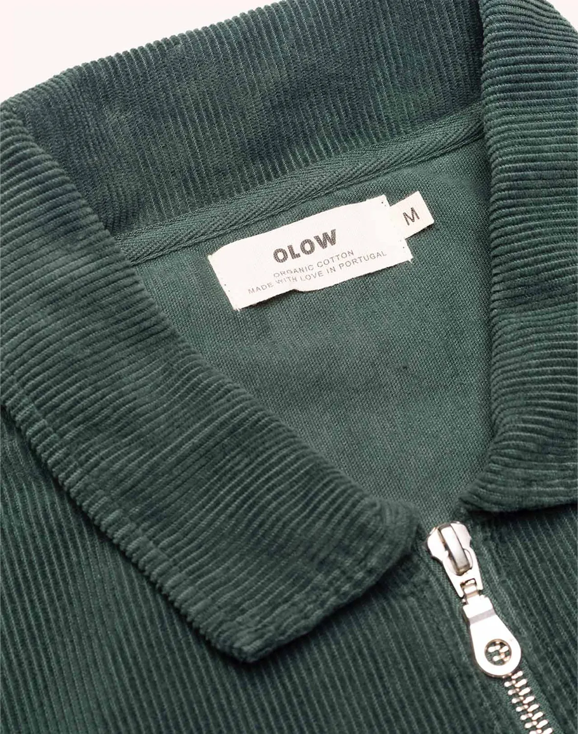 Olow Manso sweat vert mélèze velours