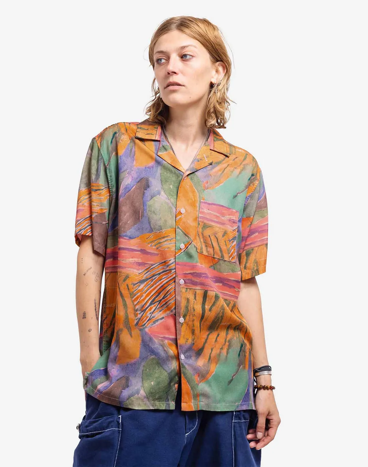 OLOW Aloha Boja chemisette multicolore tencel
