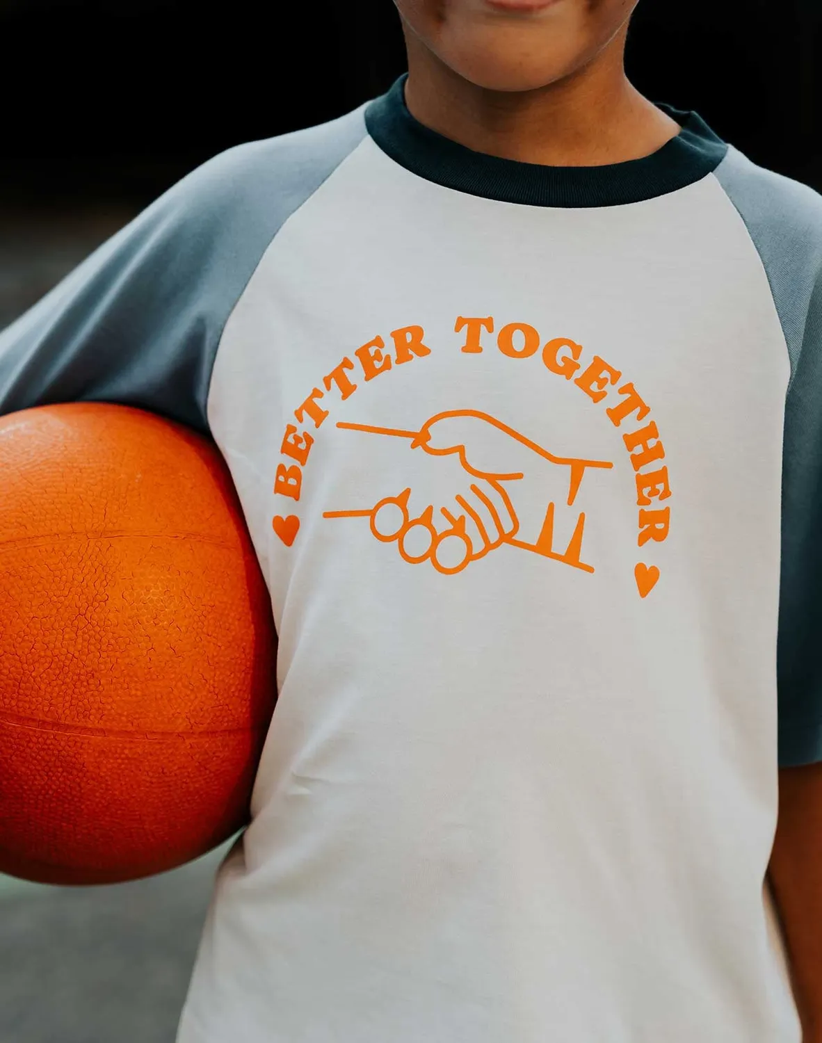 OLOW Better Together t-shirt enfant raglan bicolore
