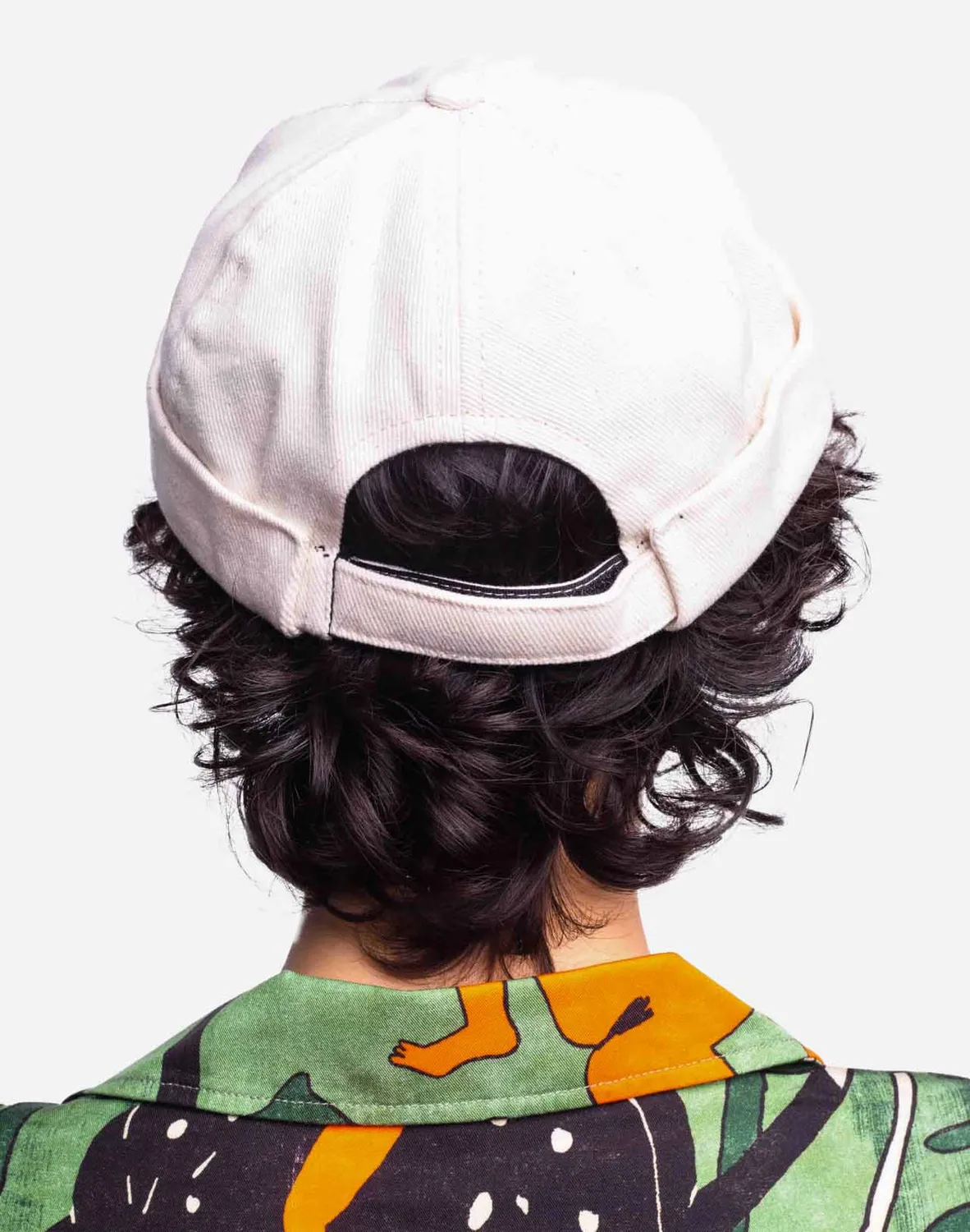 Olow Mikiki bonnet blanc cassé coton bio