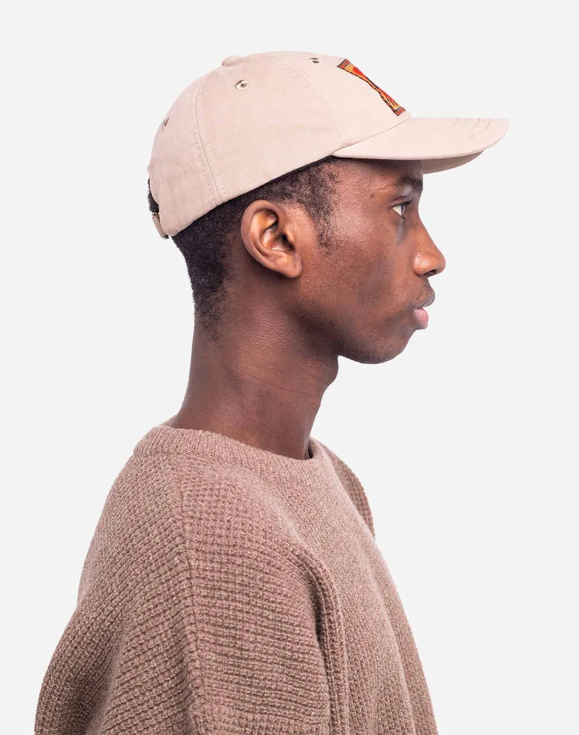 OLOW Tourteau casquette six panel beige coton
